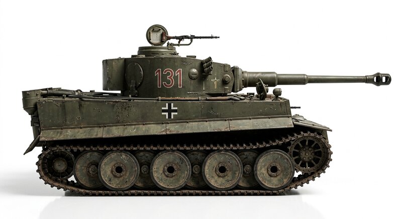 Tiger I Battle Tank — The only operational Tiger I, Tiger 131, preserved at Bovington Tank Museum